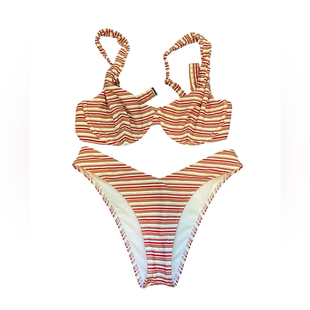 ABERCROMBIE YELLOW/ RED BIKINI